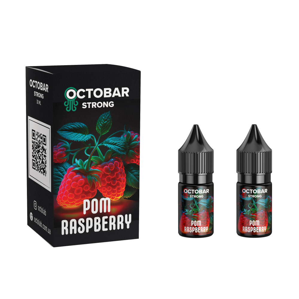 Сольовий набір Octobar Strong 10 ml зі смаком Малини та гранату