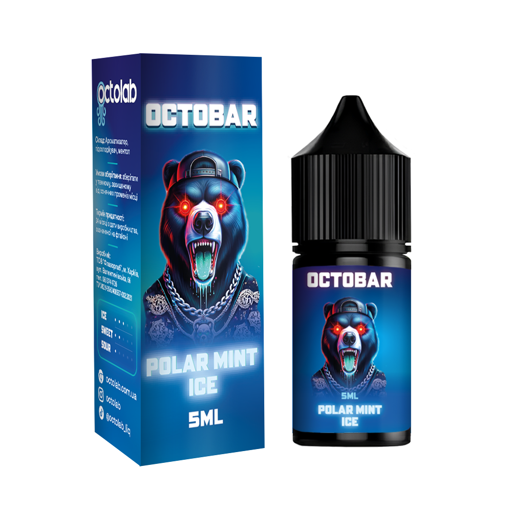 Сольовий набір Octobar NFT Sour 10 ml зі смаком Освіжаючої м'яти