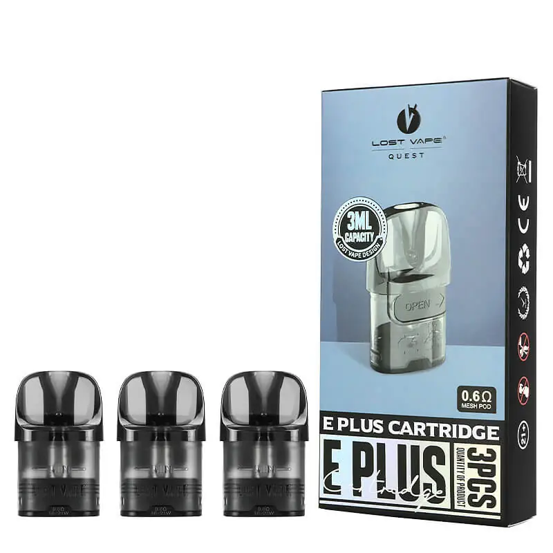 Картридж Lost Vape E-Plus 0,6 Ом, 3 мл (1 картридж)