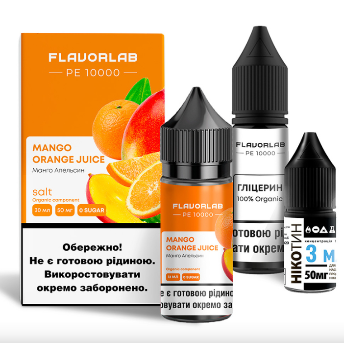 Набір Flavorlab PE 10000 зі смаком манго і апельсину