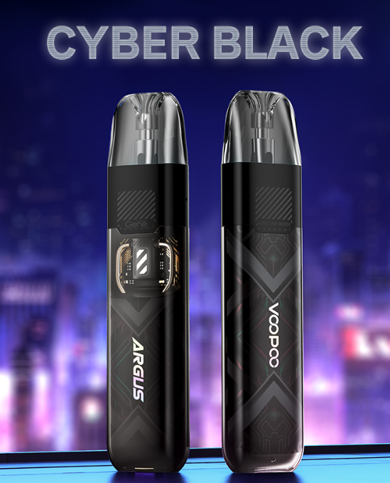 VooPoo Argus P1s у "кібер чорному" кольорі