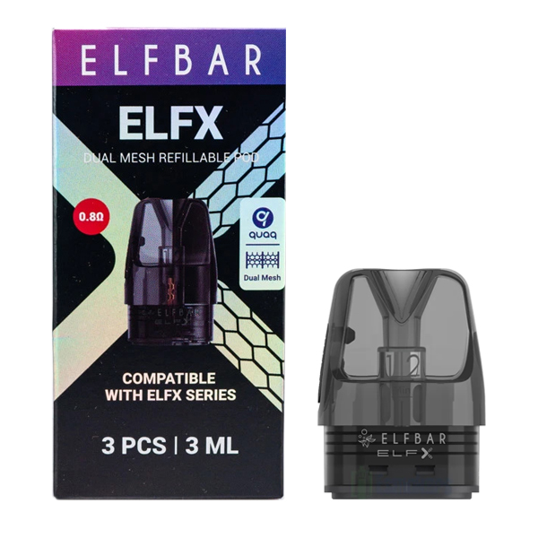Картридж Elfbar ELFX Replacement Pods 0.8 Ом 3 мл