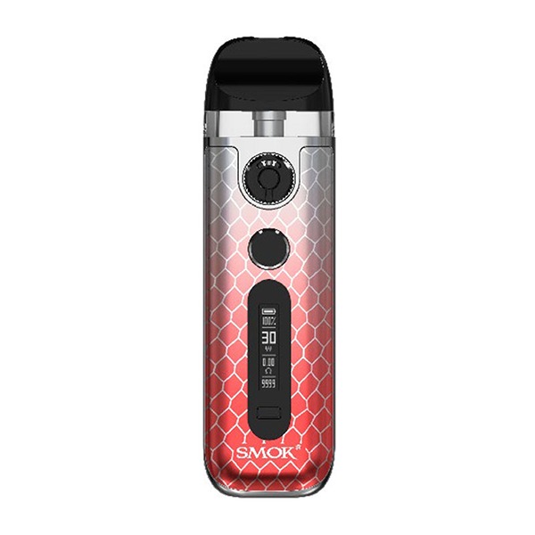 Smok Novo 5 Kit в сріблясто-червоному кольорі