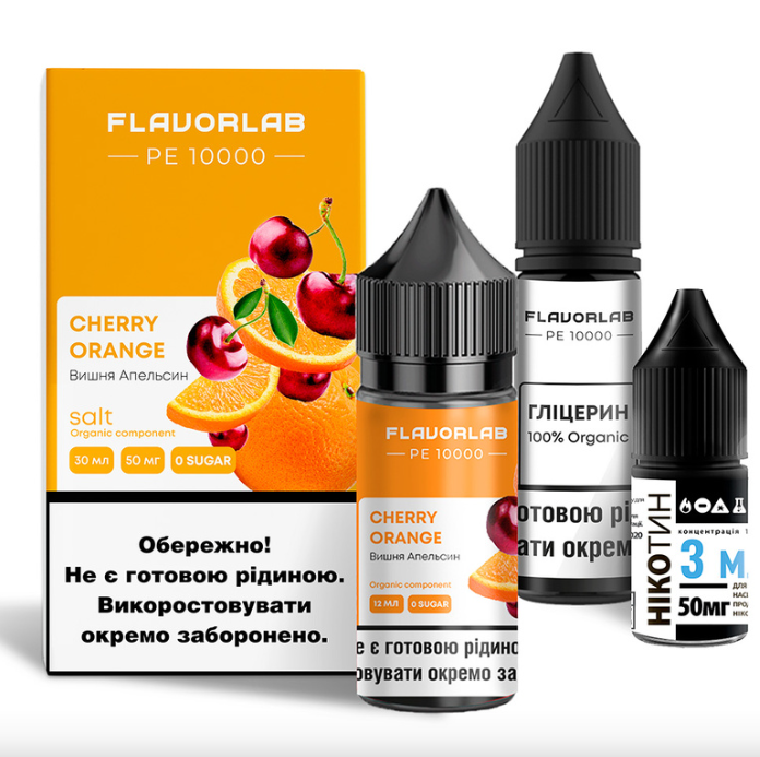 Набір Flavorlab PE 10000 зі смаком вишні і апельсину