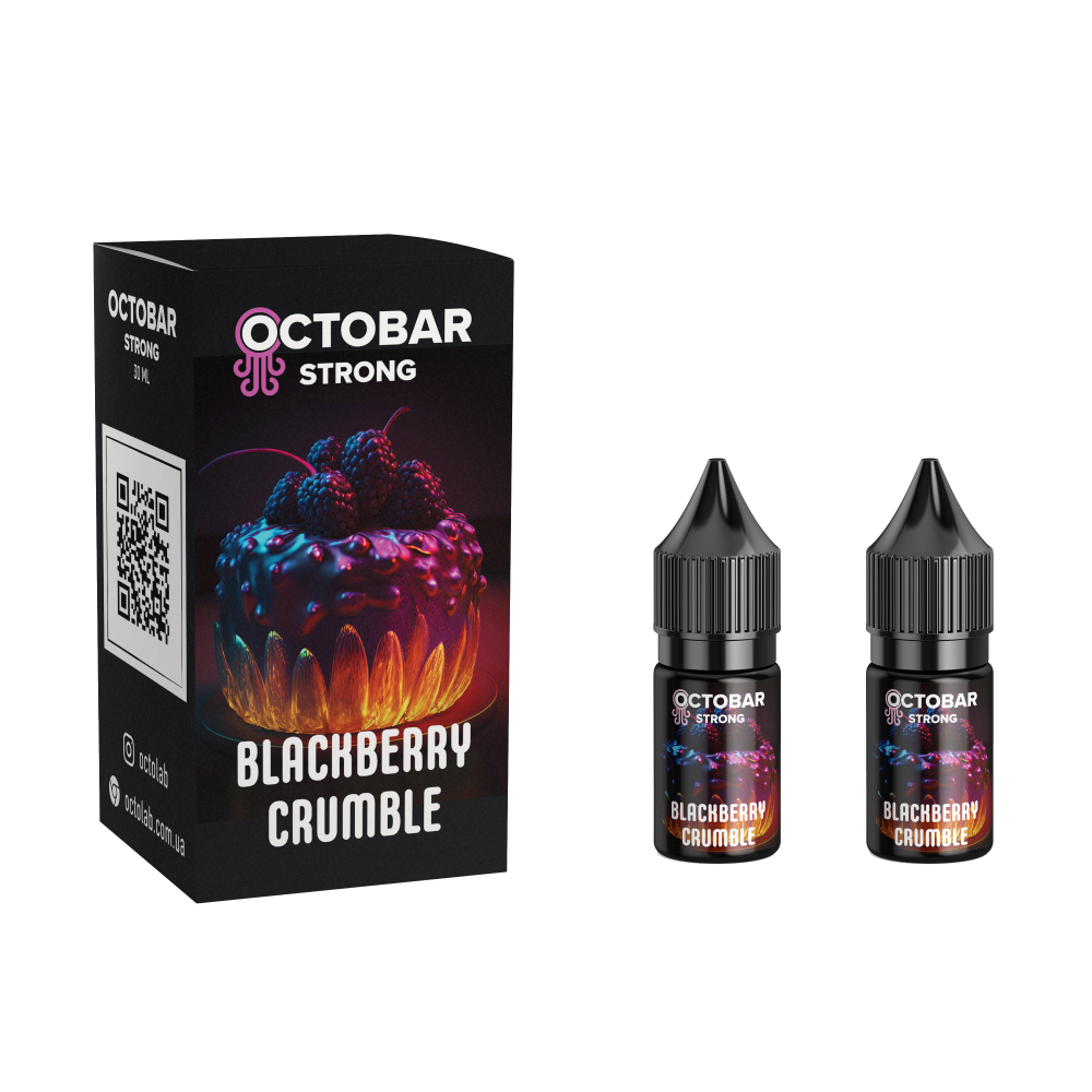 Сольовий набір Octobar Strong 10 ml зі смаком чорничного пирога зі смаком