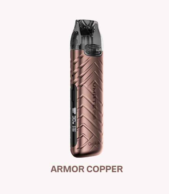 VooPoo VMATE PRO Pod Kit у дизайні "мідна броня"