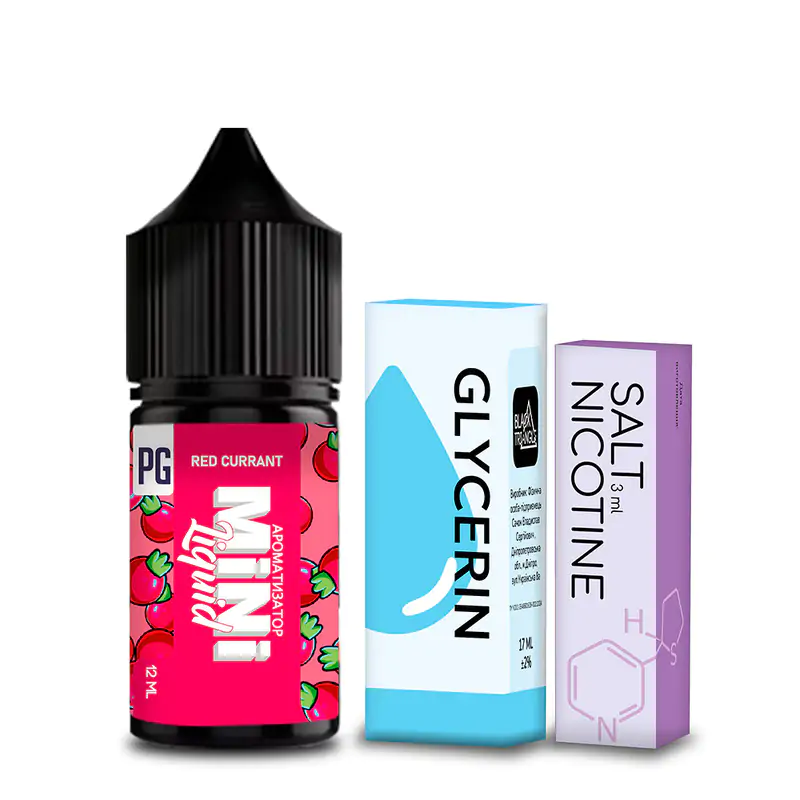 Рідина Mini Liquid - 30 мл зі смаком червоної смородини