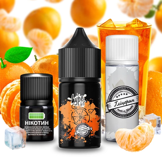 Набір сольової рідини Hype Kit зі смаком мандарину
