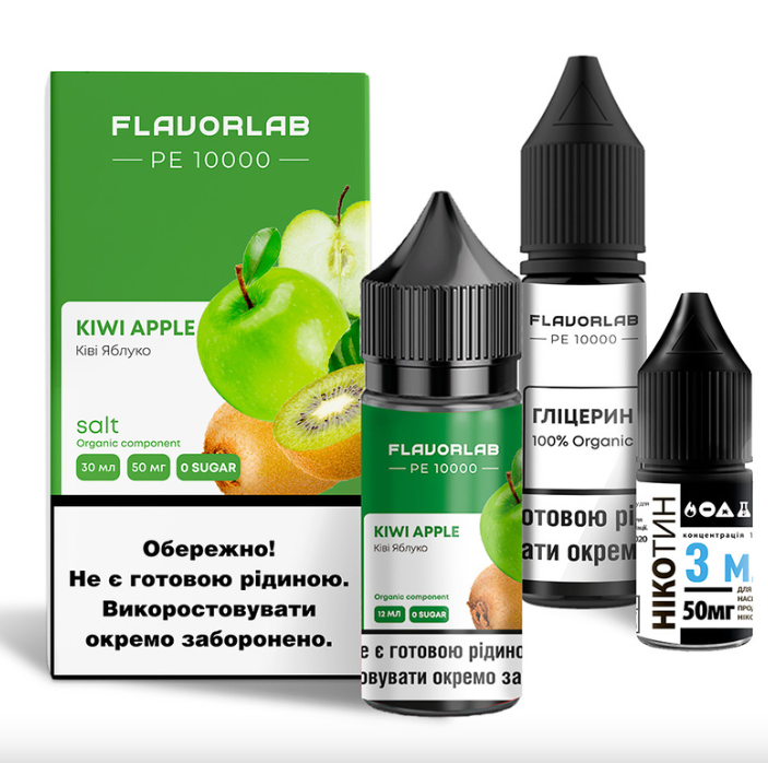 Набір Flavorlab PE 10000 зі смаком ківі та яблука