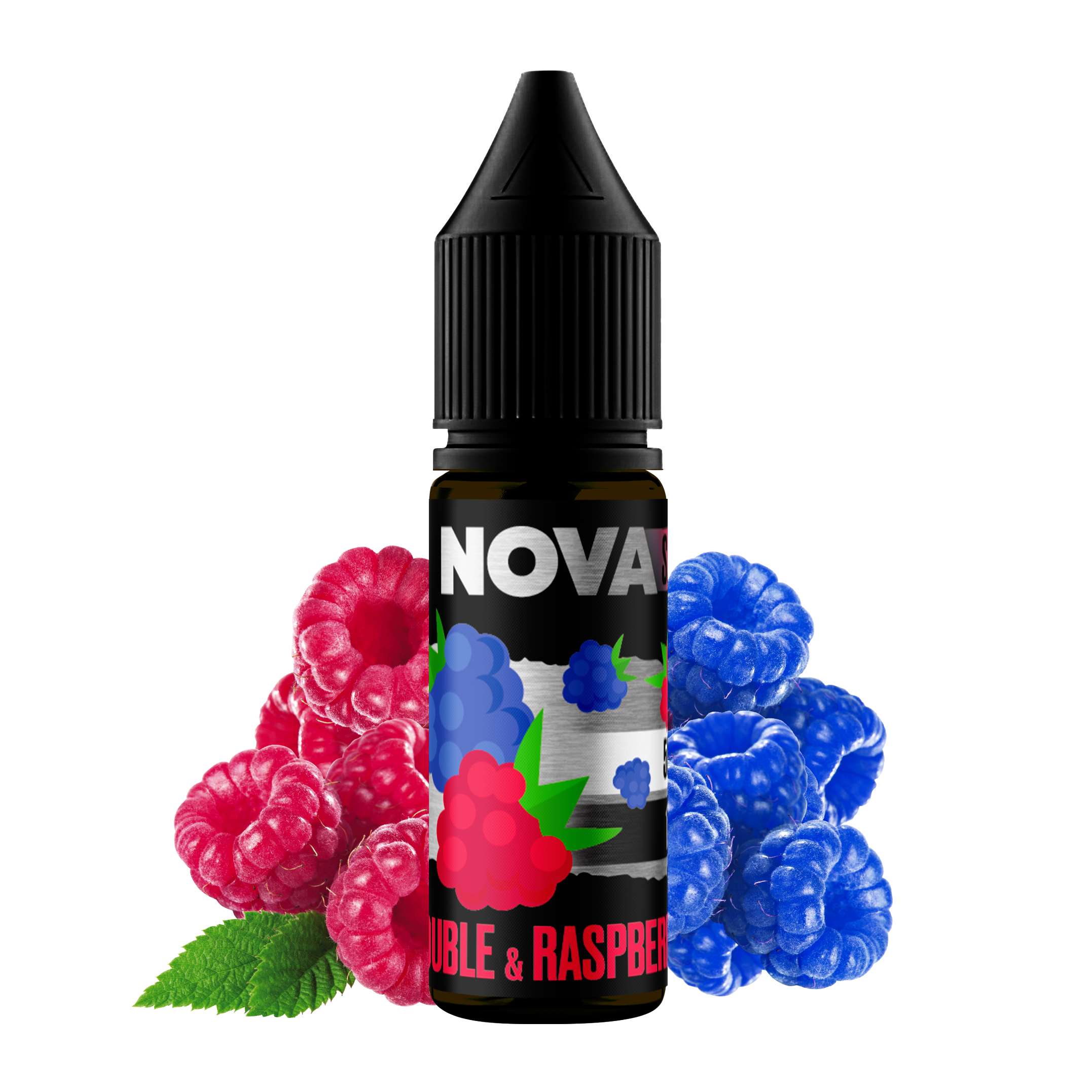 Рідина Nova Salt 15 мл зі смаком Подвійної малини