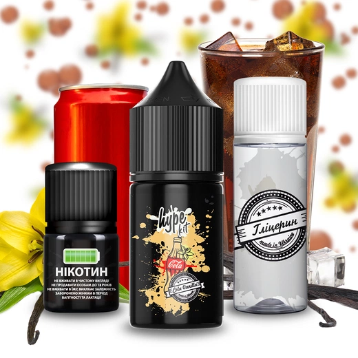 Набір сольової рідини Hype Kit зі смаком ванільної коли