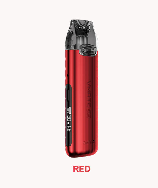 VooPoo VMATE PRO Pod Kit у червоному кольорі