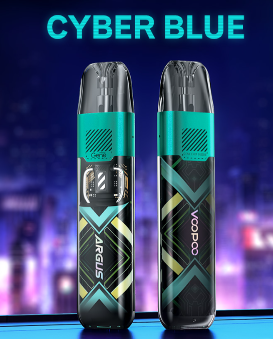VooPoo Argus P1s у "кібер блакитному" кольорі