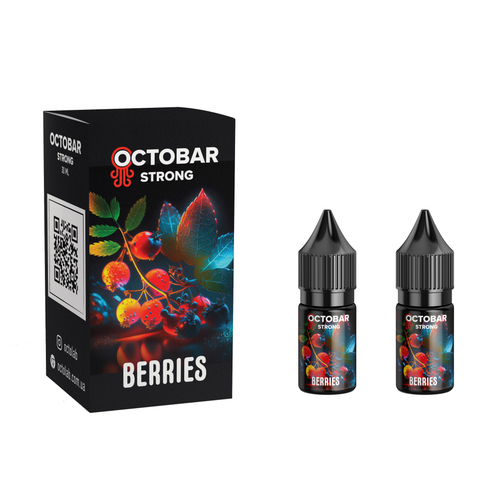 Сольовий набір Octobar Strong 10 ml зі смаком свіжих ягід