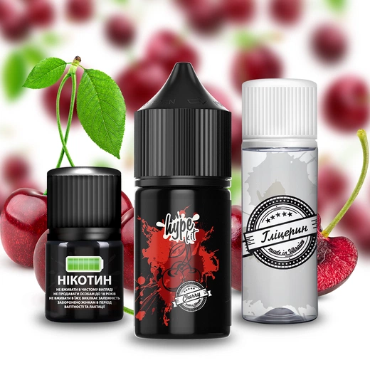 Набір сольової рідини Hype Kit зі смаком вишні