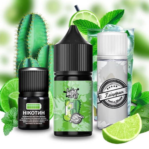 Набір сольової рідини Hype Kit зі смаком кактуса та лайму