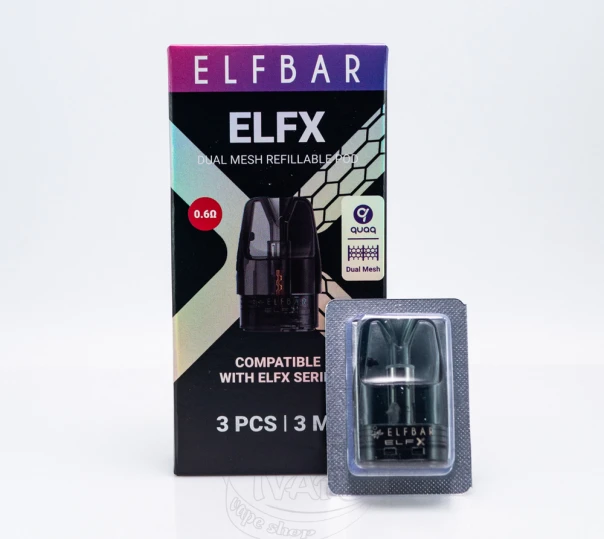 Картридж Elfbar ELFX Replacement Pods 0,6 Ом 3 мл