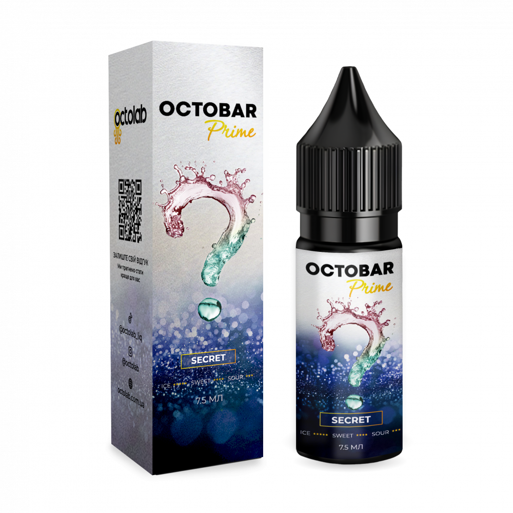 Набір для самозамісу Octobar Prime 15ml зі смаком Загадкового міксу різних фруктових та ягідних смаків
