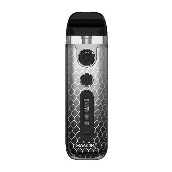 Smok Novo 5 Kit в сріблясто-чорному кольорі