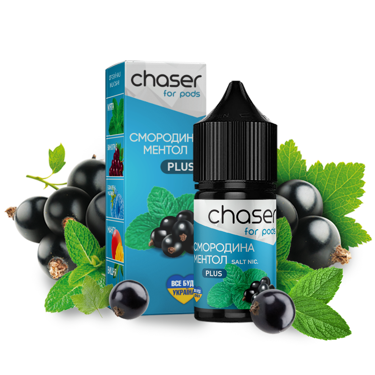 Набір Chaser For Pods 30 мл зі смаком Смородини та ментолу