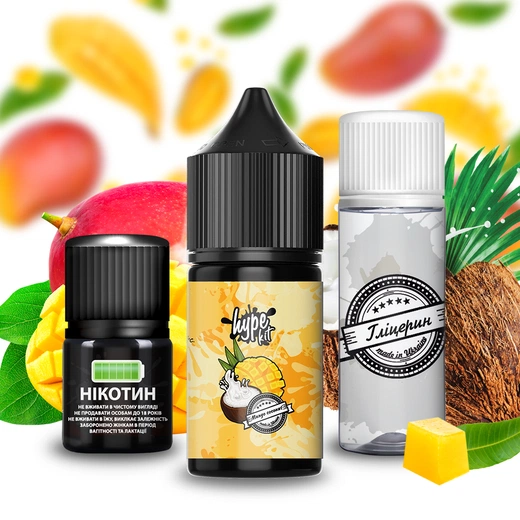 Набір сольової рідини Hype Kit зі смаком манго та кокоса